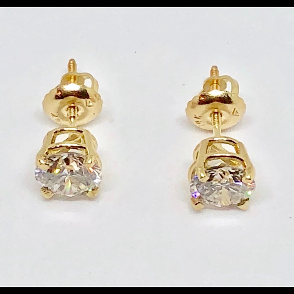 Studs Daimond’s earring 1,25 carat great deal - Picture 5 of 7